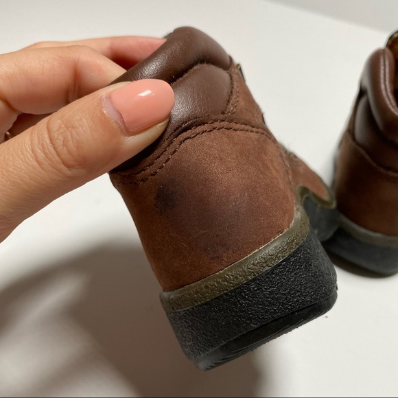 Timberland Field Boot Pre-School Brown Green Leather 5.5 - Picture 5 of 10